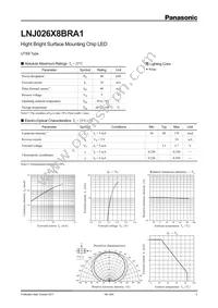 LNJ026X8BRA1 Datasheet Cover