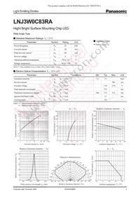 LNJ3W0C83RA Datasheet Cover