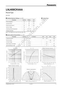 LNJ498CK4AA Datasheet Cover