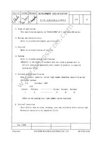 LNJ651C4WRA Datasheet Page 2