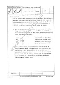 LNJ651C4WRA Datasheet Page 17