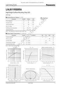 LNJ811R88RA Datasheet Cover