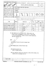 LNJ812K87RA Datasheet Cover