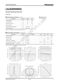 LNJ826W86RA Datasheet Cover