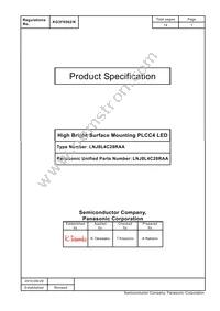 LNJ8L4C28RAA Datasheet Cover