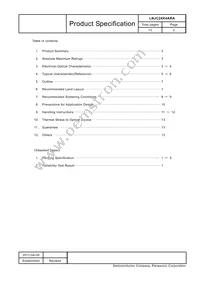 LNJC24X4ARA Datasheet Page 2