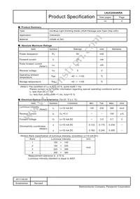 LNJC24X4ARA Datasheet Page 3