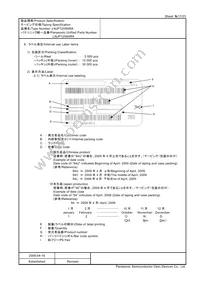 LNJP12X8ARA Datasheet Page 17