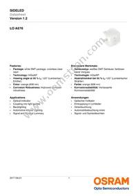 LO A676-Q2T1-24-Z Datasheet Cover