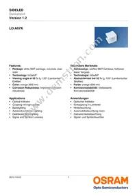 LO A67K-L1M2-24-Z Datasheet Cover