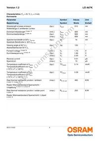 LO A67K-L1M2-24-Z Datasheet Page 4