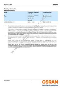 LO E67B-U2AA-24-1-Z Datasheet Page 2