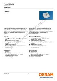 LO E67F-BADA-24-1-Z Datasheet Cover