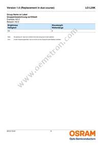 LO L29K-J2L1-24-Z Datasheet Page 6