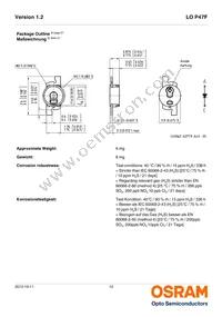 LO P47F-V2BB-24-1-30-R18F-Z Datasheet Page 12