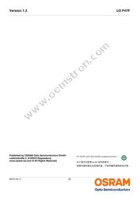 LO P47F-V2BB-24-1-30-R18F-Z Datasheet Page 22