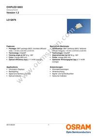 LO Q976-PS-25-0-20-R18 Datasheet Cover