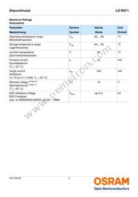 LO R971-HL-1 Datasheet Page 3