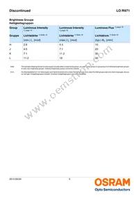 LO R971-HL-1 Datasheet Page 5