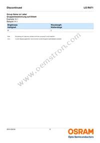 LO R971-HL-1 Datasheet Page 6