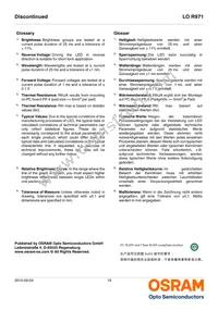 LO R971-HL-1 Datasheet Page 19