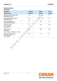 LO R976-PS-1 Datasheet Page 3