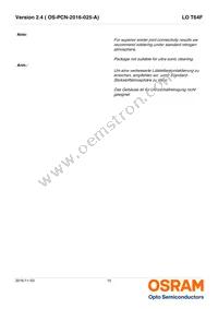 LO T64F-CBEB-24-1-Z Datasheet Page 15