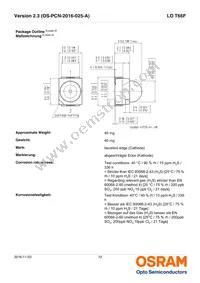 LO T66F-BABB-23-1-20-R33-Z-XX Datasheet Page 12