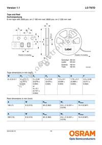 LO T67D-U2AA-24-1-20-R18-Z Datasheet Page 14