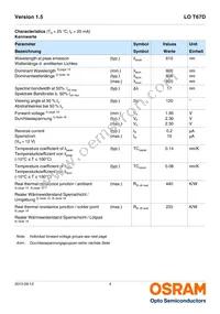LO T67D-U2AA-24-1-Z Datasheet Page 4