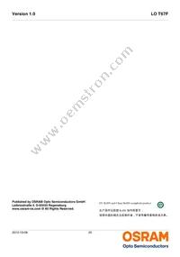 LO T67F-V1AB-24-1-Z Datasheet Page 20