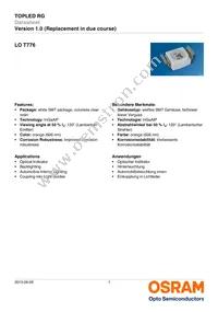 LO T776-R1S2-24-Z Datasheet Cover