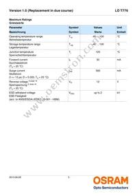 LO T776-R1S2-24-Z Datasheet Page 3