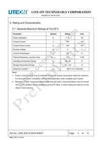 LOPL-E001G Datasheet Page 2