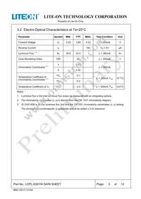 LOPL-E001W Datasheet Page 3