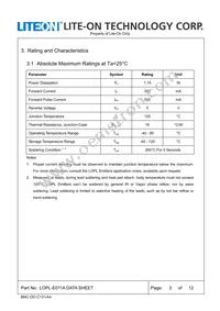 LOPL-E011AA Datasheet Page 3