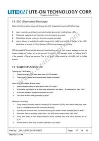 LOPL-E011AA Datasheet Page 11