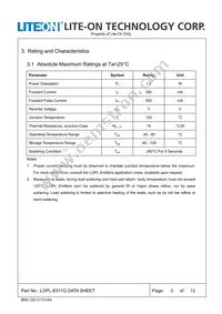 LOPL-E011GA Datasheet Page 3