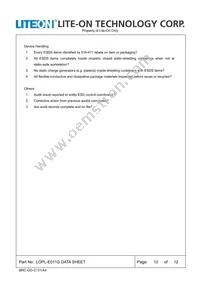 LOPL-E011GA Datasheet Page 12
