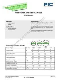 LP-0701S25 Datasheet Cover