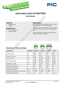 LP-0701TS25 Datasheet Cover