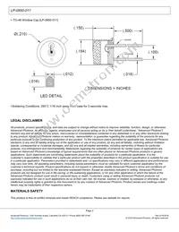 LP-0850-011 Datasheet Page 2