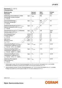 LP A675-N1P2-25 Datasheet Page 4