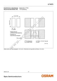 LP A675-N1P2-25 Datasheet Page 12