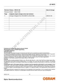 LP A675-N1P2-25 Datasheet Page 14