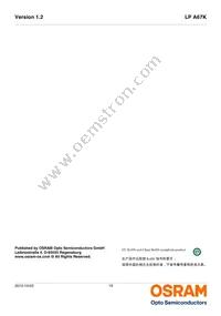 LP A67K-E1G2-25-Z Datasheet Page 19