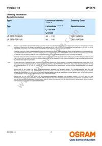 LP E675-P1Q2-25-Z Datasheet Page 2