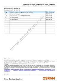 LP M670-G1J1-1-0-10-R18-Z Datasheet Page 14