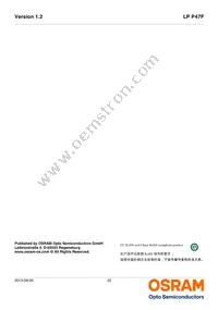 LP P47F-P1R1-24-Z Datasheet Page 22