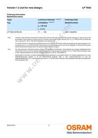 LP T655-Q1R2-25-Z Datasheet Page 2